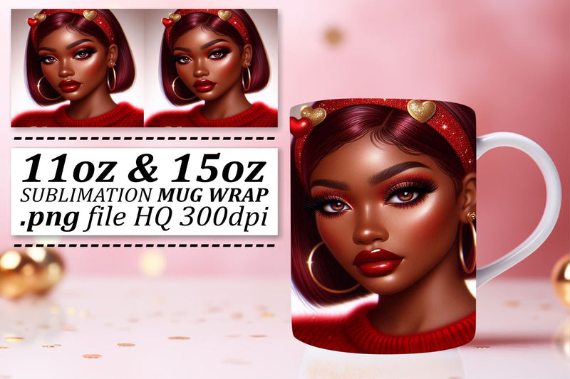 perfect for coffee lovers! , Vibrant wrap templates, Love Girl Sublimation afrosvg 