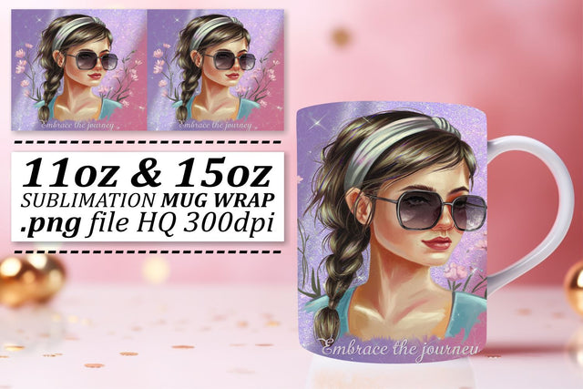 perfect for coffee lovers! , Vibrant wrap templates, Woman Sublimation afrosvg 