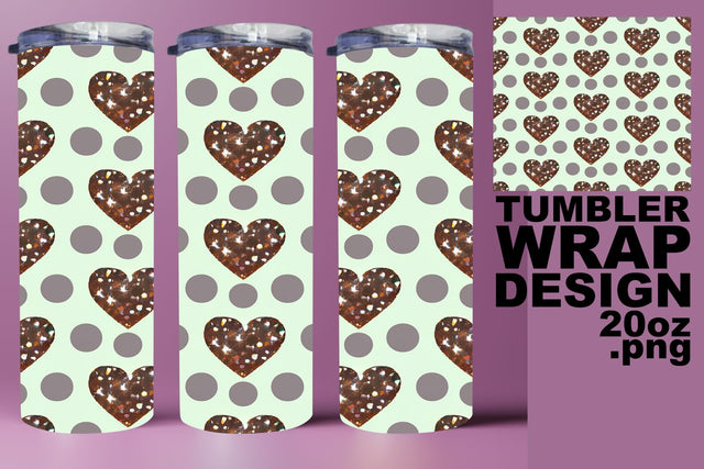 perfect for crafting! , High-quality PNG tumbler wrap, Heart Sublimation HoodArtCraft 