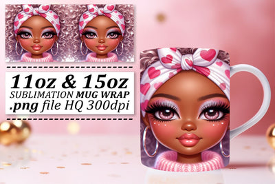 perfect for daily use! , Charming designs for mugs, Love Girl Sublimation afrosvg 