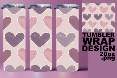 perfect for DIY fun! , Gorgeous tumbler design, Heart Sublimation HoodArtCraft 