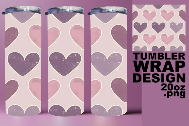 perfect for DIY fun! , Gorgeous tumbler design, Heart Sublimation HoodArtCraft 