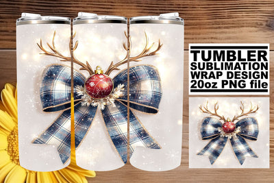 perfect for DIY sublimation! , Premium tumbler wrap, Christmas Bow Sublimation afrosvg 