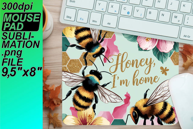 perfect for every desk! , High-quality sublimation mouse pads, Bee Sublimation HoodArtCraft 