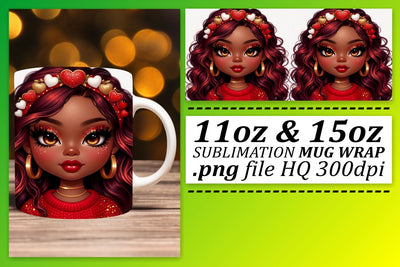 perfect for every drinkware! , Quality wrap designs, Love Girl Sublimation afrosvg 