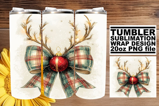 perfect for every occasion! , Creative designs tumbler wrap, Christmas Bow Sublimation afrosvg 