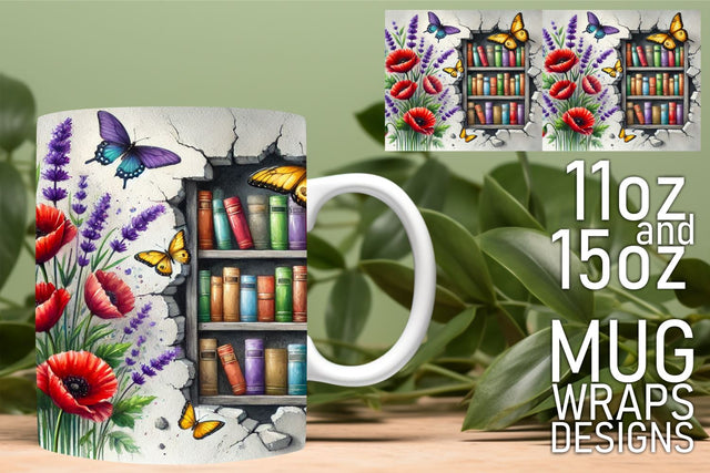 Perfect for every occasion, stunning mug designs await! , Books Sublimation HoodArtCraft 
