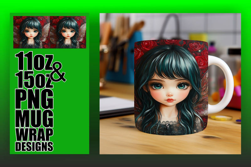 Perfect for every occasion, stunning mug designs await! , Fairy Sublimation HoodArtCraft 