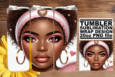 perfect for every occasion! , Unique designs tumbler wrap, Love Girl Sublimation afrosvg 