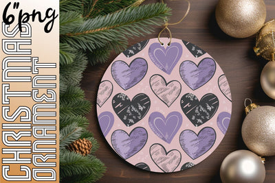 perfect for gifting., Stylish circle designs for delightful keychains, Heart Sublimation HoodArtCraft 