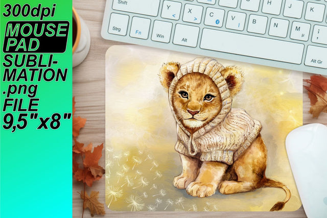perfect for gifting! , Unique sublimation mouse pads, Animals Sublimation HoodArtCraft 