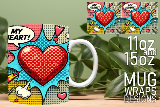 perfect for gifts! , Fun and creative mug designs, 3D Heart Sublimation HoodArtCraft 