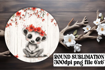 perfect for keychain sublimation! , Colorful round designs, Animals Sublimation afrosvg 
