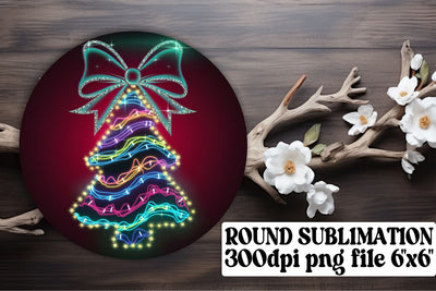 perfect for keychain sublimation! , Colorful round designs, Neon Xmas Sublimation afrosvg 