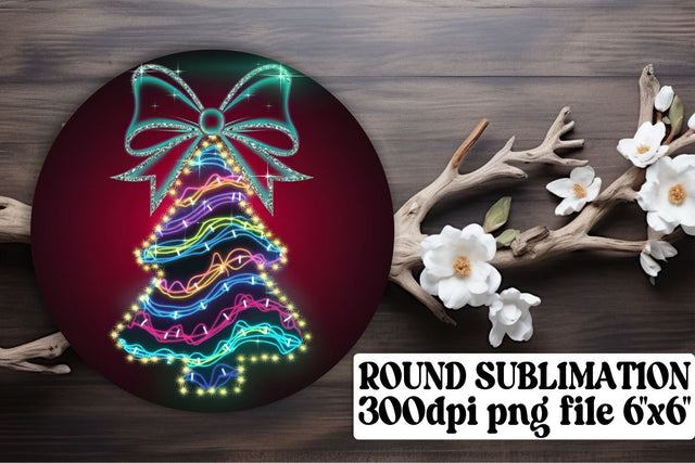 perfect for keychain sublimation! , Colorful round designs, Neon Xmas Sublimation afrosvg 