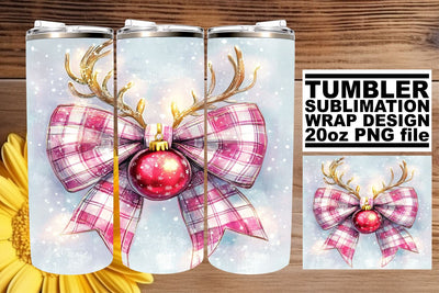 perfect for memorable gifts! , Creative tumbler designs, Christmas Bow Sublimation afrosvg 