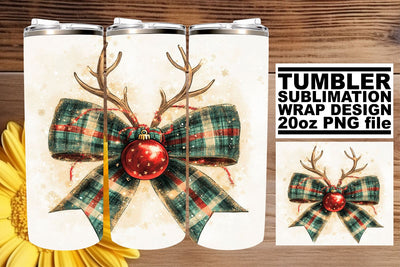 perfect for memorable gifts! , Creative tumbler designs, Christmas Bow Sublimation afrosvg 