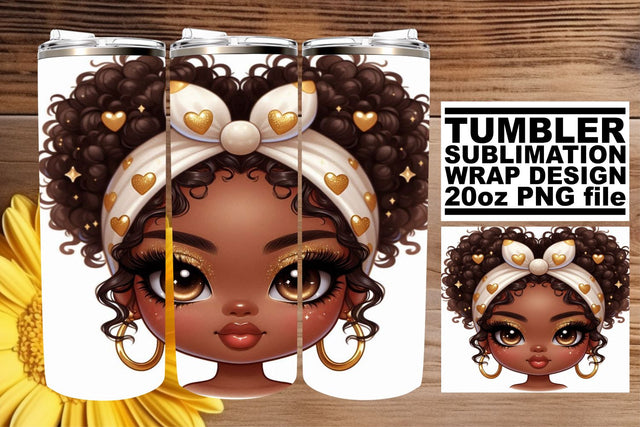 perfect for memorable gifts! , Creative tumbler designs, Love Girl Sublimation afrosvg 