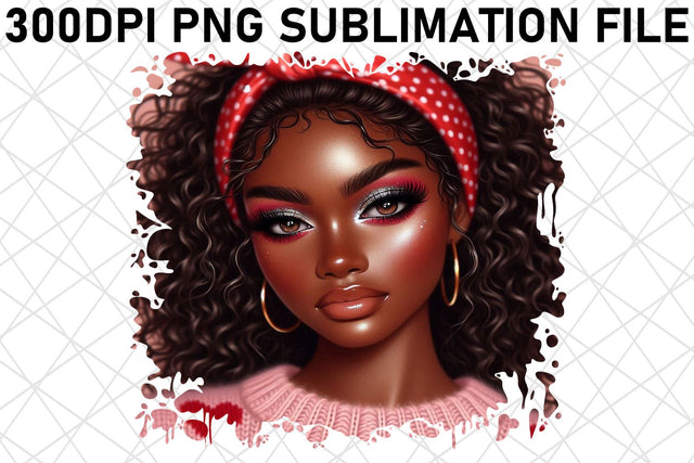 perfect for messages! , Crisp PNG artwork for chalkboards, Love Girl Sublimation afrosvg 