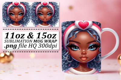 perfect for personal gifts! , Charming designs, Love Girl Sublimation afrosvg 