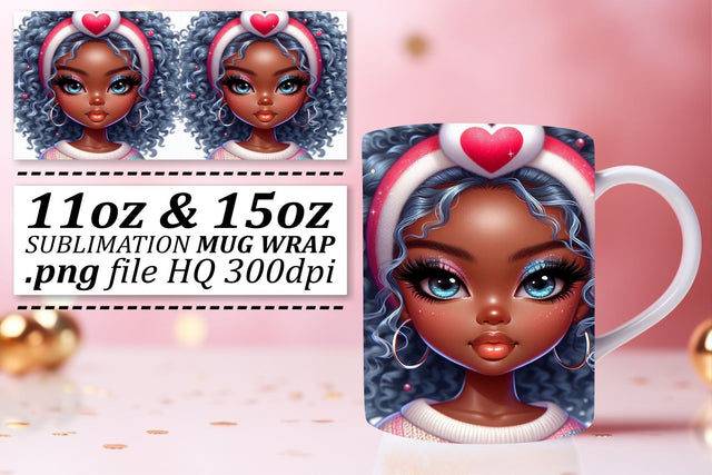 perfect for personal gifts! , Charming designs, Love Girl Sublimation afrosvg 