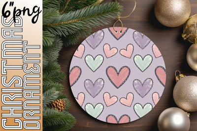 perfect for personal gifts., Stylish circle designs for captivating keychains, Heart Sublimation HoodArtCraft 