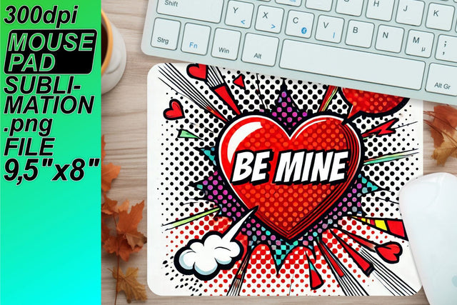 perfect for personalization! , Gorgeous mouse pad templates, 3D Heart Sublimation HoodArtCraft 