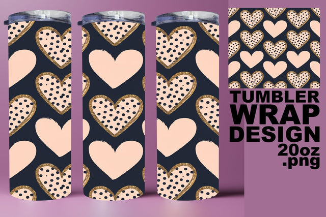 perfect for personalized projects! , Creative tumbler wrap, Heart Sublimation HoodArtCraft 