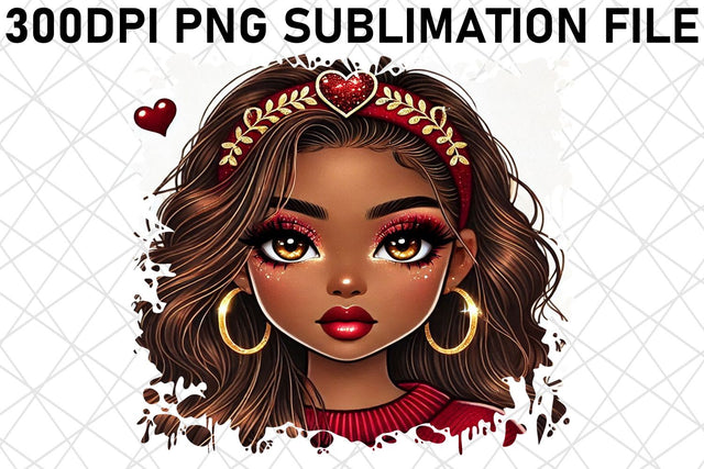 perfect for quick use! , Instant download PNG, Love Girl Sublimation afrosvg 