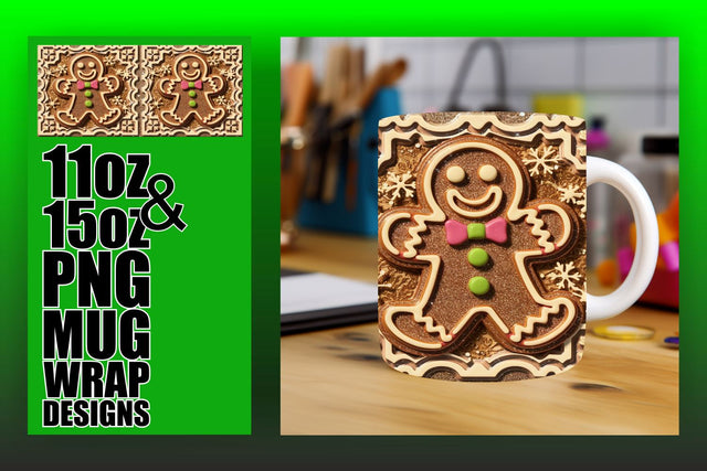 Perfect for special occasions, beautiful designs for mugs! , 3D Xmas Sublimation HoodArtCraft 