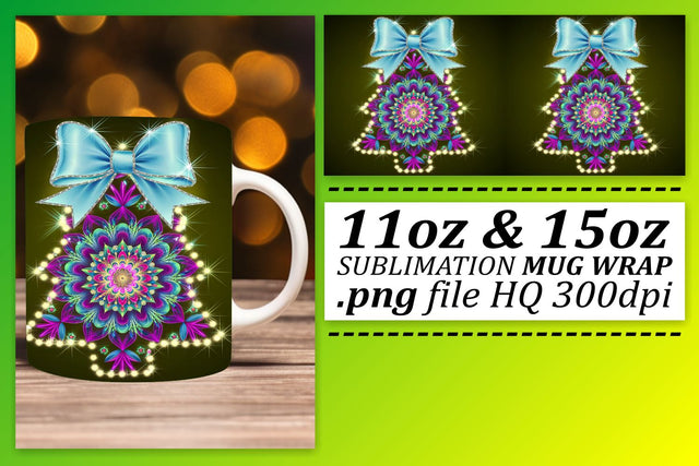 perfect for special occasions! , Creative mug wraps, Neon Xmas Sublimation afrosvg 
