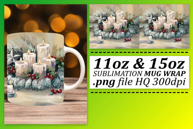 perfect for special occasions! , Customizable mug wraps, Christmas Sublimation afrosvg 