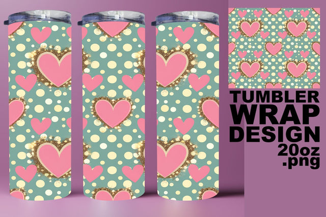 perfect for sublimation joy! , Gorgeous tumbler wrap, Heart Sublimation HoodArtCraft 