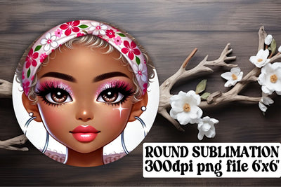 perfect for sublimation keychains! , Personalized round designs, Love Girl Sublimation afrosvg 