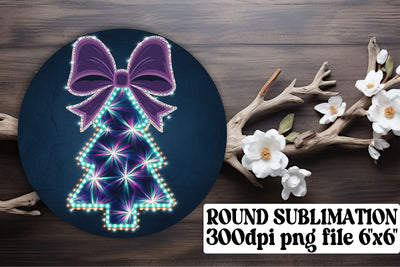 perfect for sublimation keychains! , Personalized round designs, Neon Xmas Sublimation afrosvg 