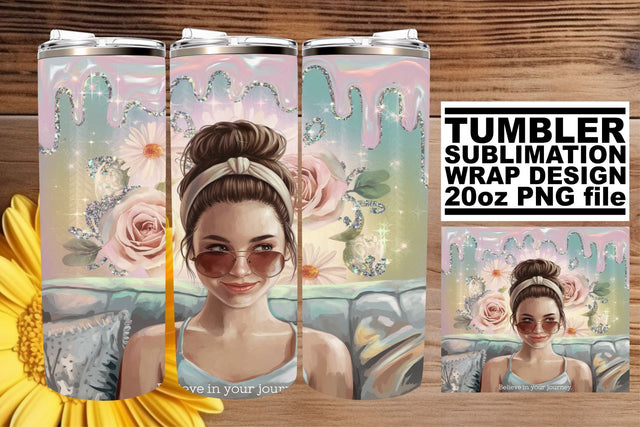 perfect for sublimation needs! , Gorgeous tumbler wrap, Woman Sublimation afrosvg 