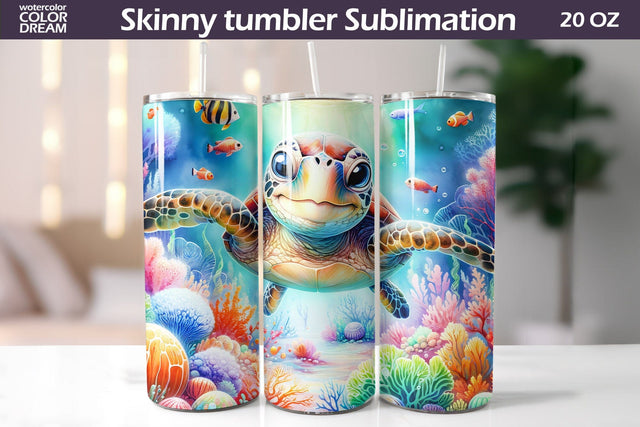 Perfect for sublimation of skinny 20oz tumblers 9.3''x8.2''inches. Sublimation WatercolorColorDream 