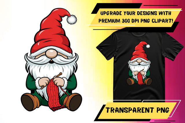 perfect for sublimation , Simple PNG file, Gnome Sublimation HoodArtCraft 