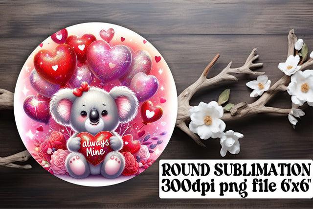 perfect for sublimation! , Unique round PNGs for stylish keychains, Valentines Sublimation afrosvg 