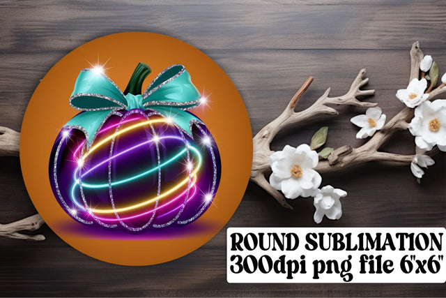 perfect for sublimation use! , Bright round PNGs for keychains, Neon Fall Sublimation afrosvg 