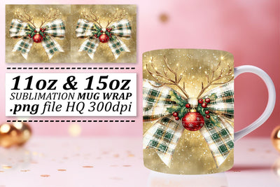 perfect for various designs! , Versatile PNG mug wraps, Xmas Sublimation afrosvg 