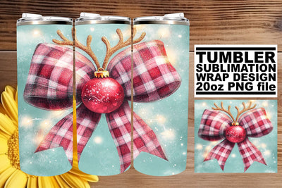perfect for vibrant sublimation! , Premium tumbler wrap, Christmas Bow Sublimation afrosvg 