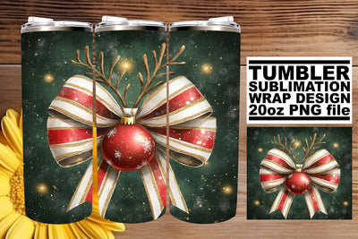 perfect for vivid sublimation! , Stunning tumbler wrap, Christmas Bow Sublimation afrosvg 