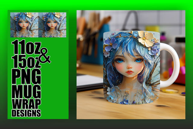 perfect for your mug projects! , Unique templates await, Fairy Sublimation HoodArtCraft 