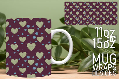 perfect for your next mug project! , Vibrant designs await, Heart Sublimation HoodArtCraft 