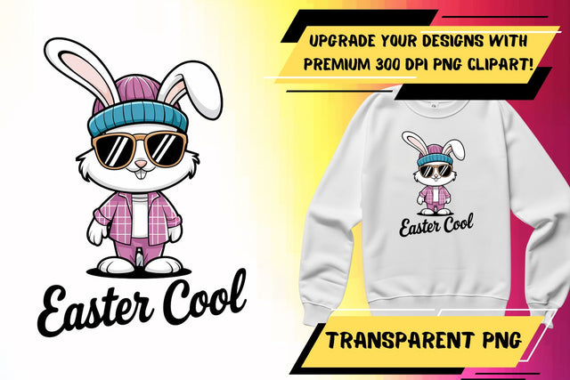 perfect for your projects , Customizable PNG, Easter Bunny Sublimation HoodArtCraft 