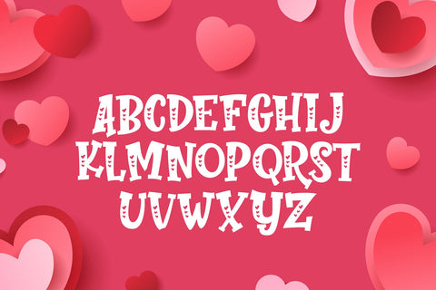 Perfect Love - Lovely Display Font | Bonus Doodle Font Mozzatype 