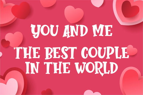 Perfect Love - Lovely Display Font | Bonus Doodle Font Mozzatype 