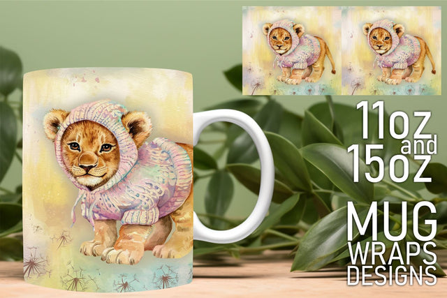Perfect mug wrap templates, ideal for sublimation projects! , Animals Sublimation HoodArtCraft 