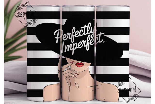 Perfectly Imperfect 20oz Tumbler Wrap Sublimation sassyprint 